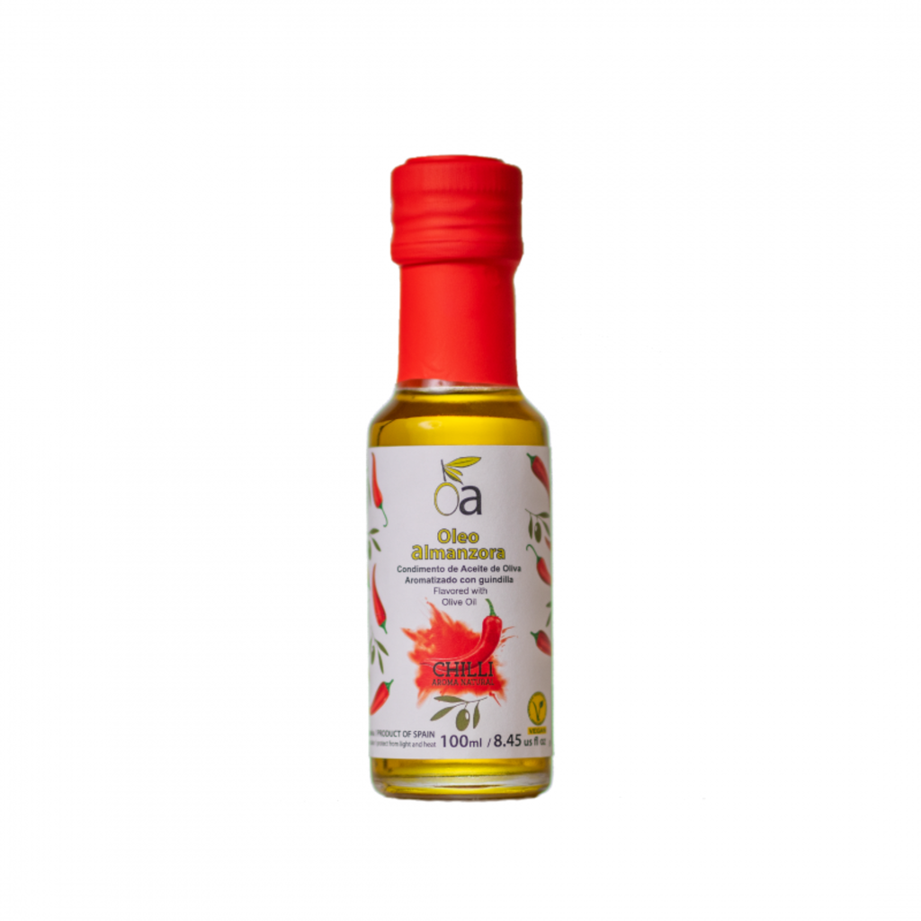 Huile d’olive artisanale au Piment