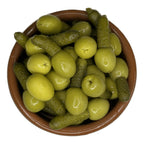Olives Vertes farcies au cornichon - Nature Conexión